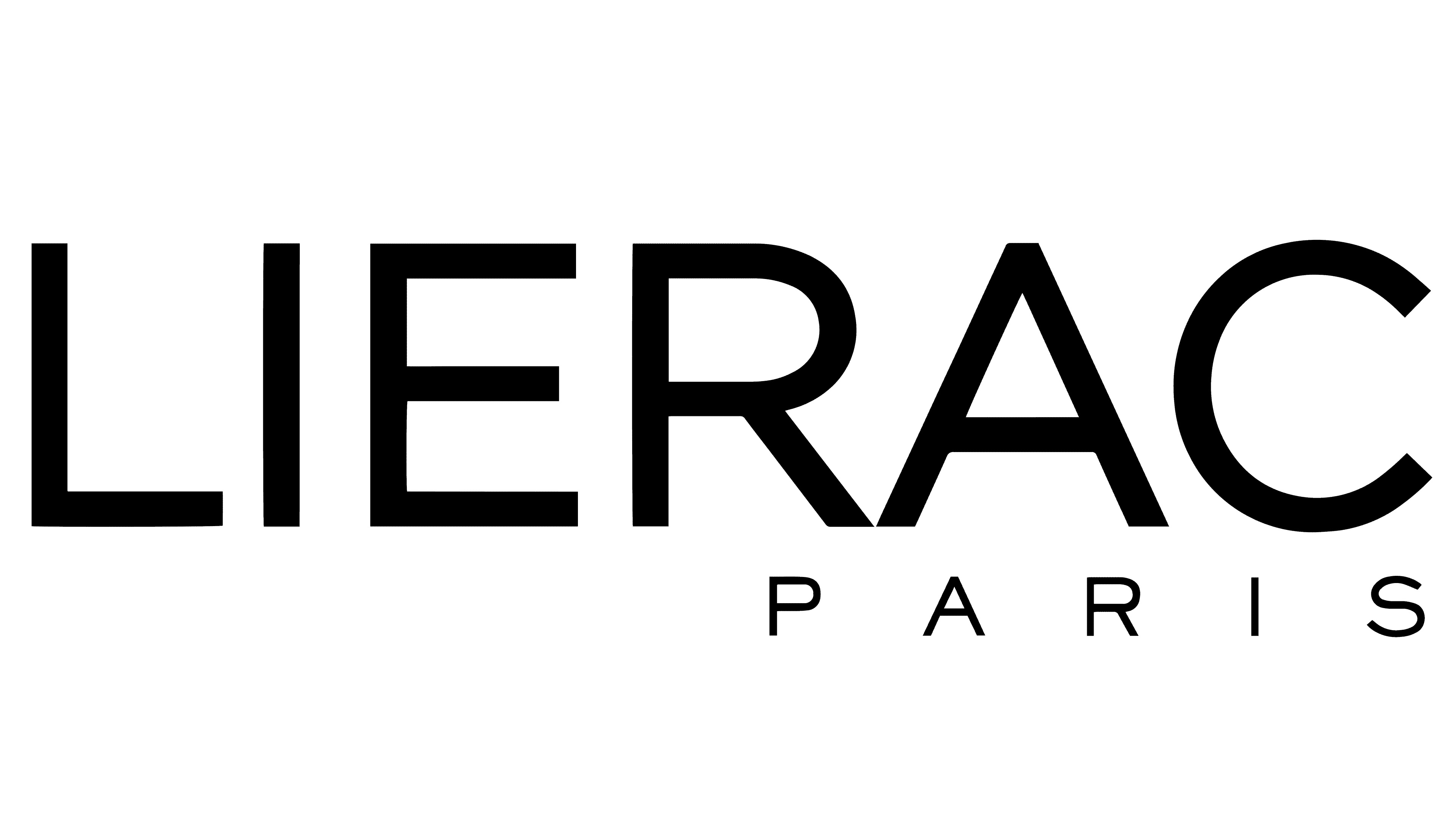 Lierac logo; Paris; black and white; jpg